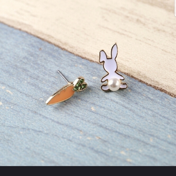 💥💥HOST PICK💥💥🐰🐇🥕 Bunny & Carrot earrings